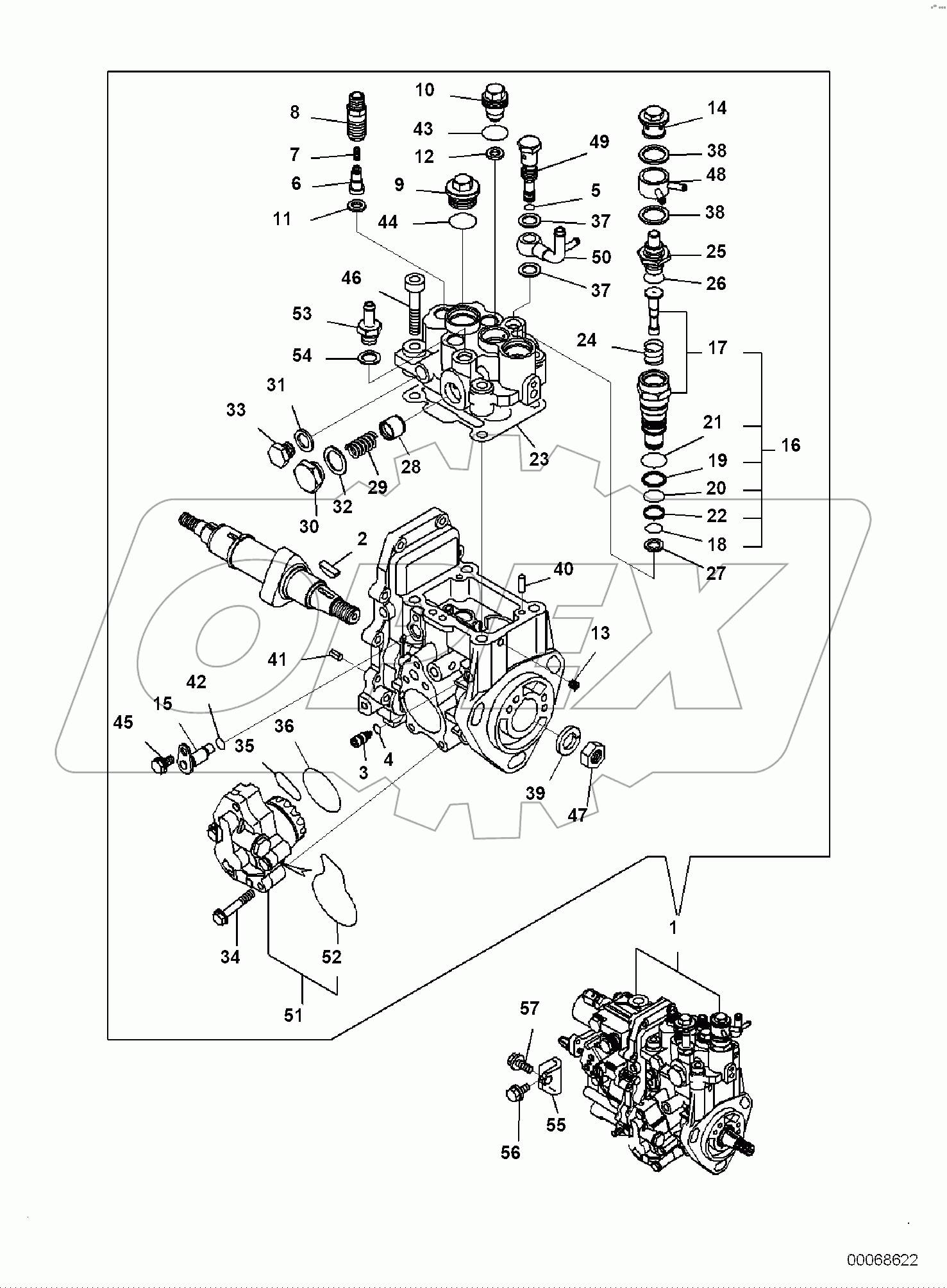  ENGINE, INJECTION PUMP