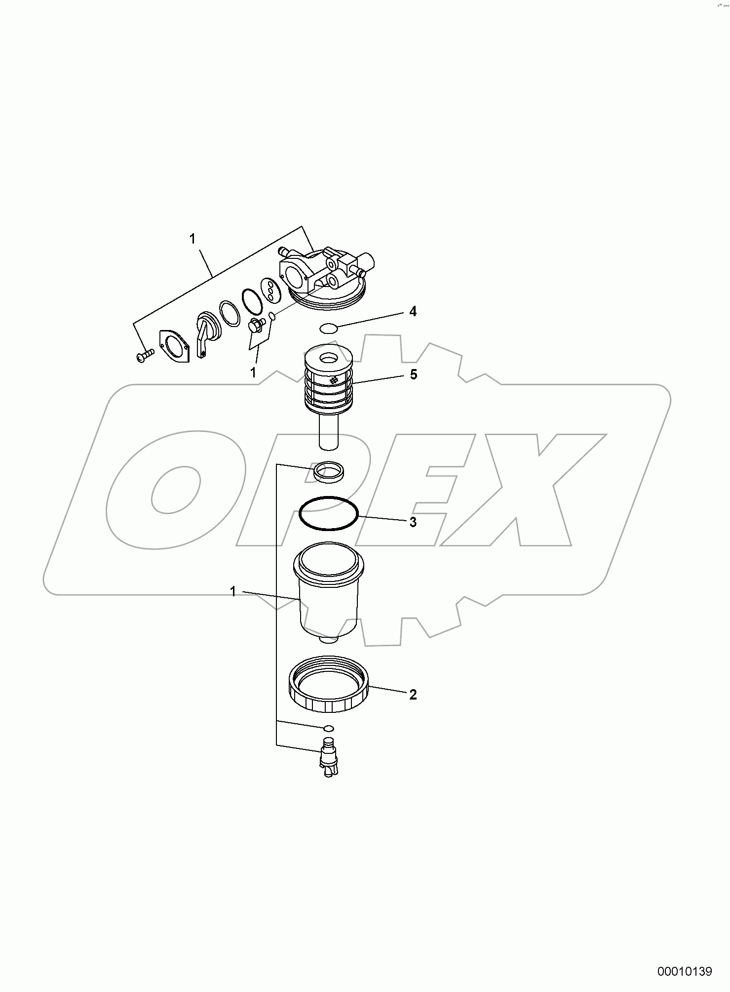  ENGINE, WATER SEPARATOR