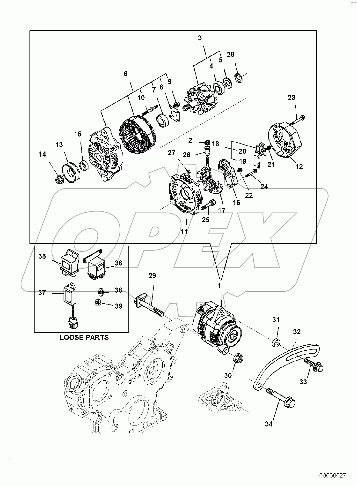  ENGINE, ALTERNATOR, INNER PARTS
