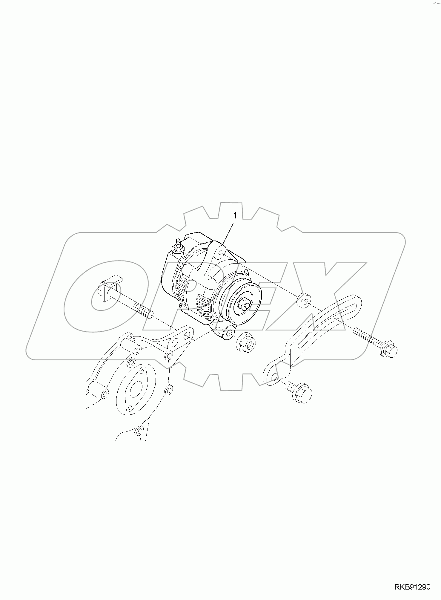  ALTERNATOR (12V 55A)