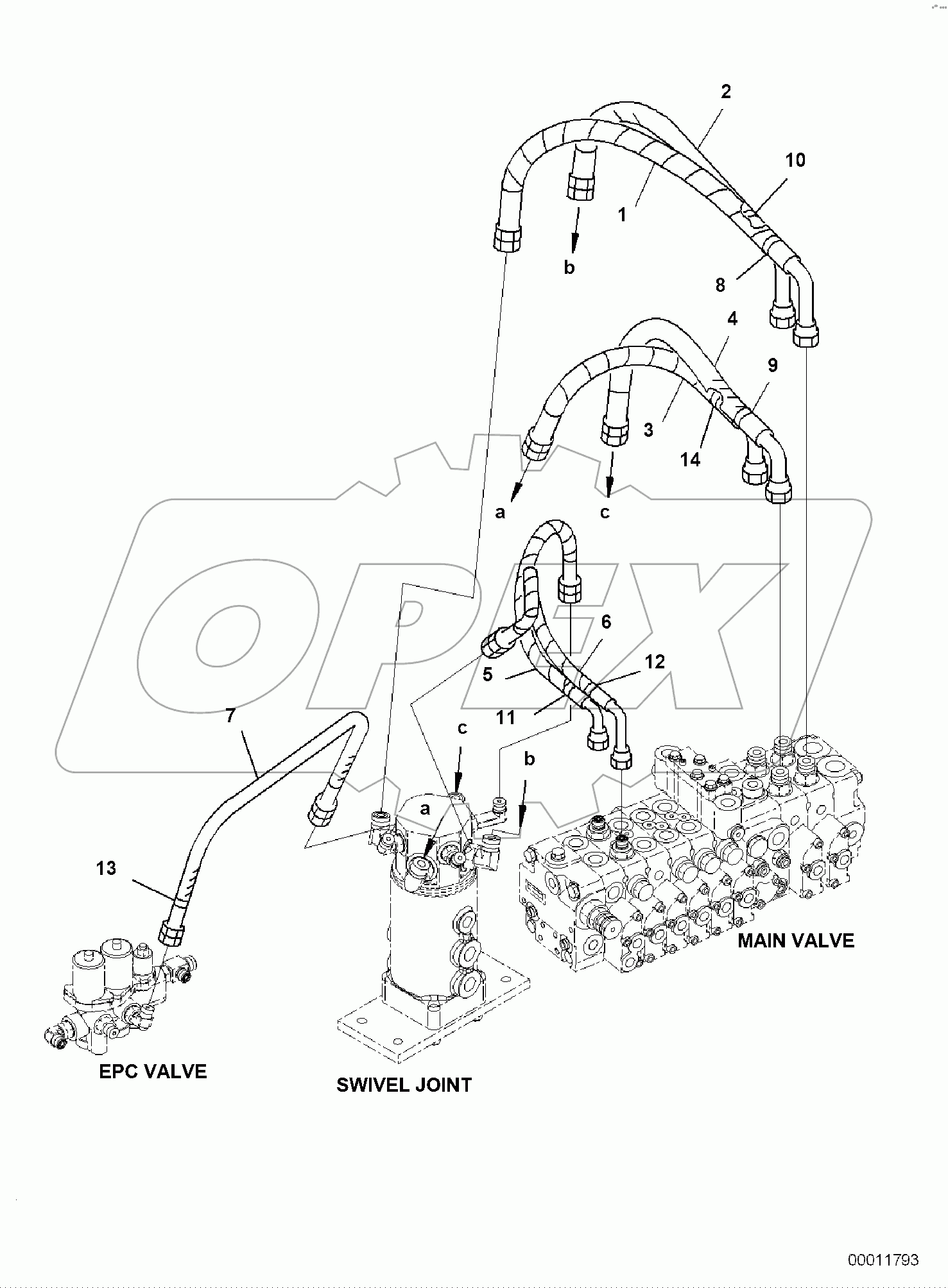  ACTUATOR CIRCUIT, TRAVEL AND BLADE