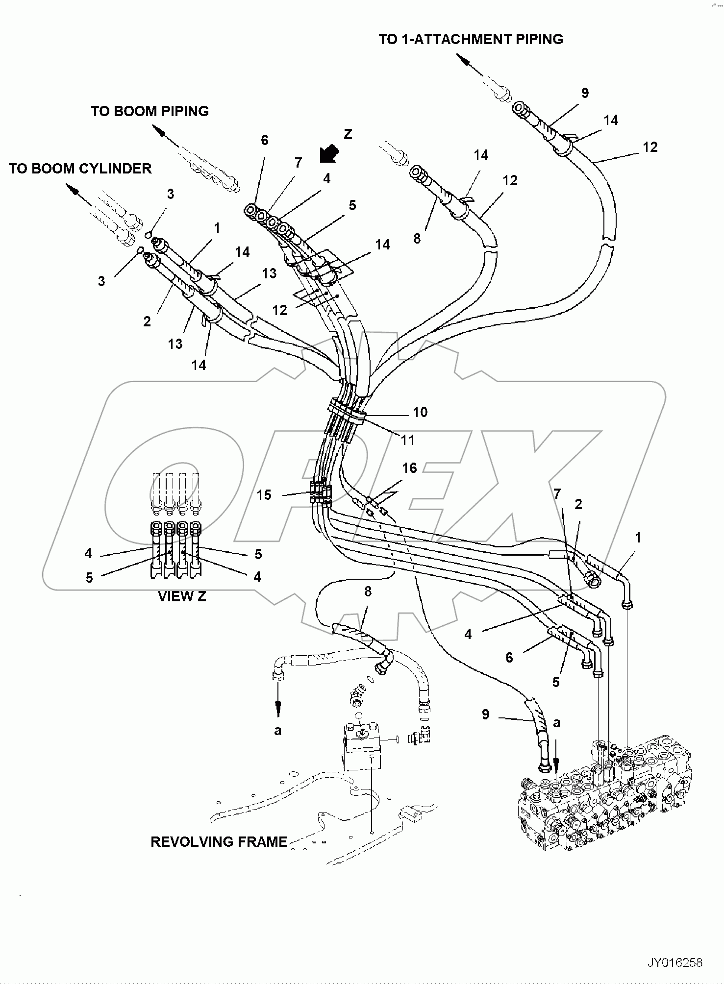  ACTUATOR CIRCUIT, BOOM, ARM, BUCKET CYLINDER