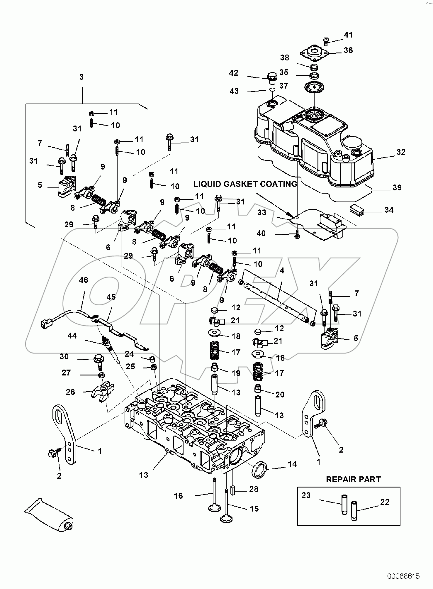  ENGINE, CYLINDER HEAD
