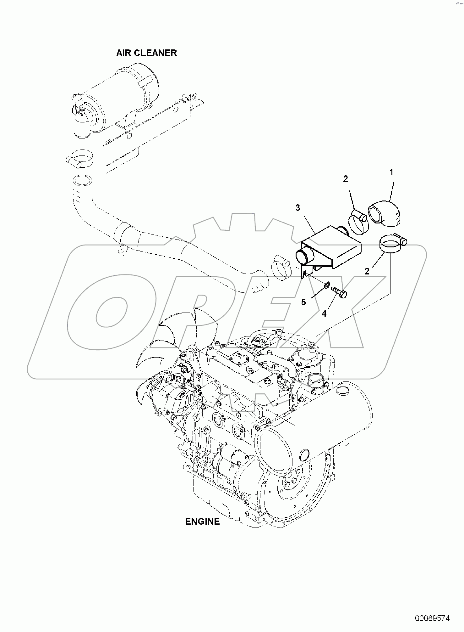  ENGINE, AIR CLEANER RELATED PARTS
