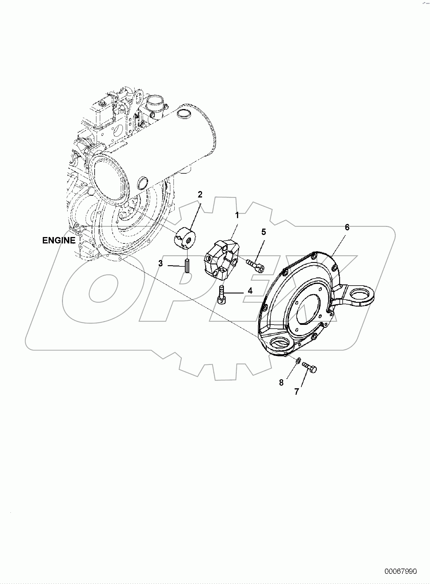  ENGINE, FOR CANOPY, DAMPER