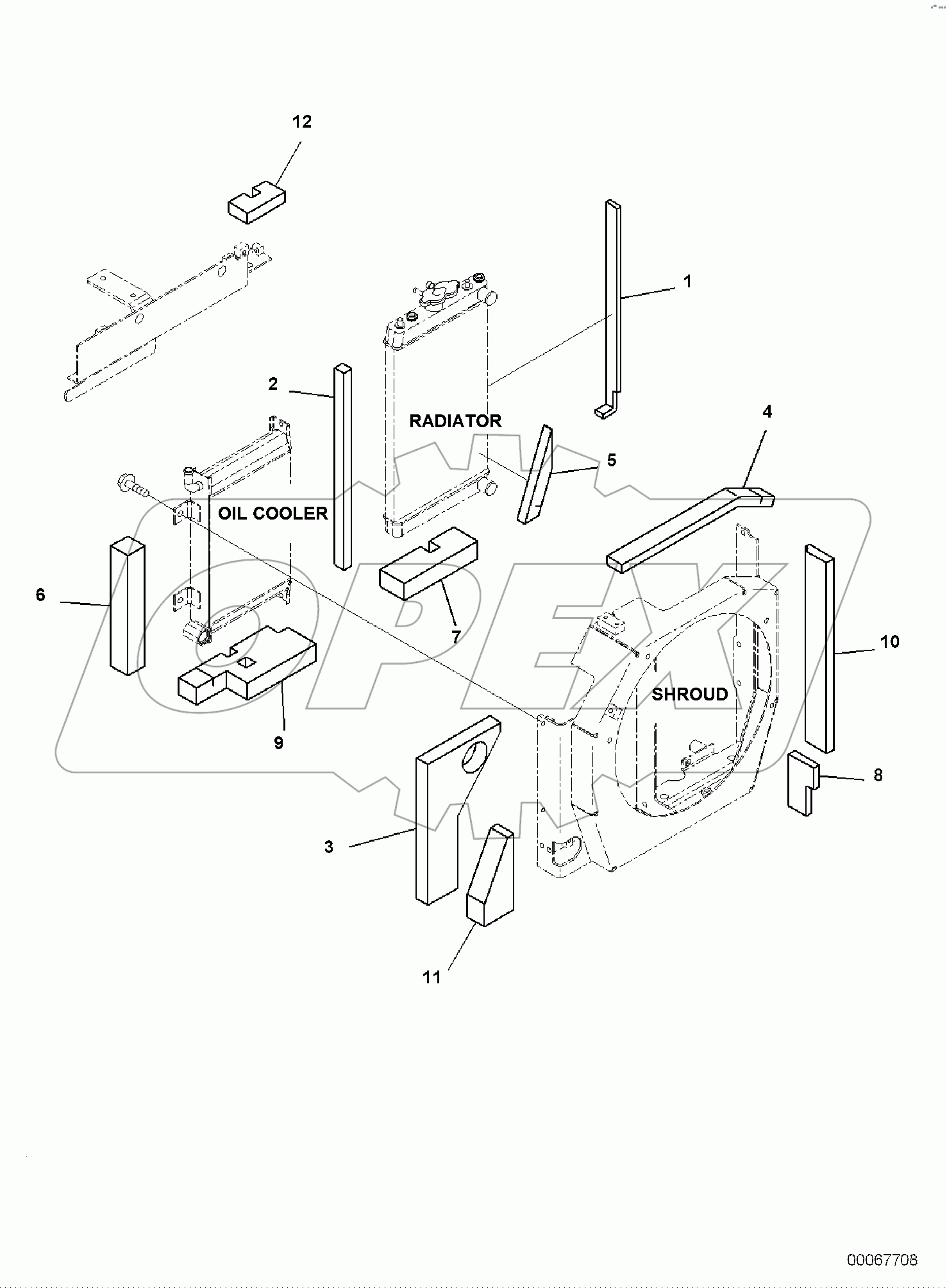  COOLING SYSTEM, RADIATOR SHEET