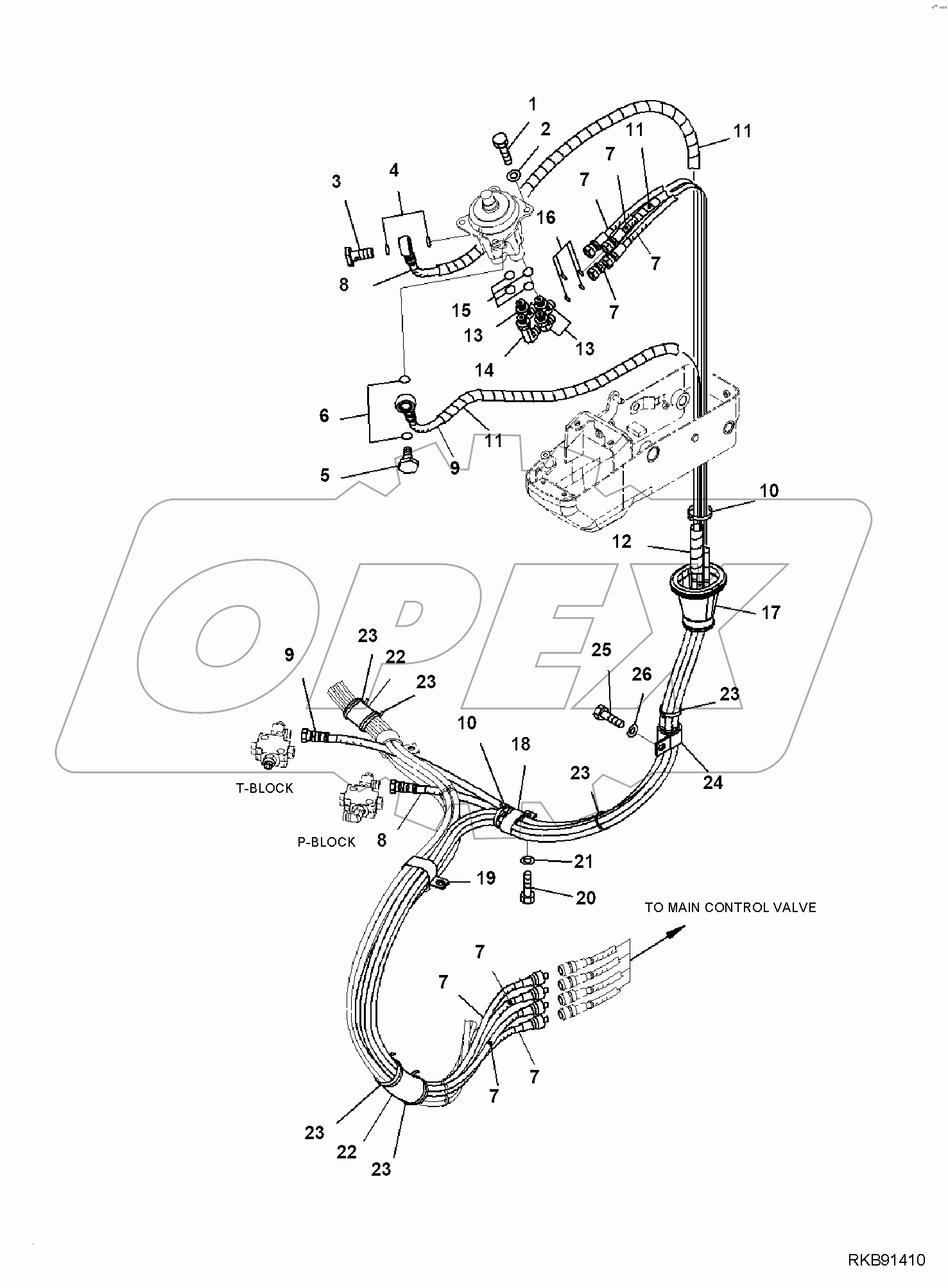  FLOOR FRAME, 1-ATTACHMENT, PIPING, LHS