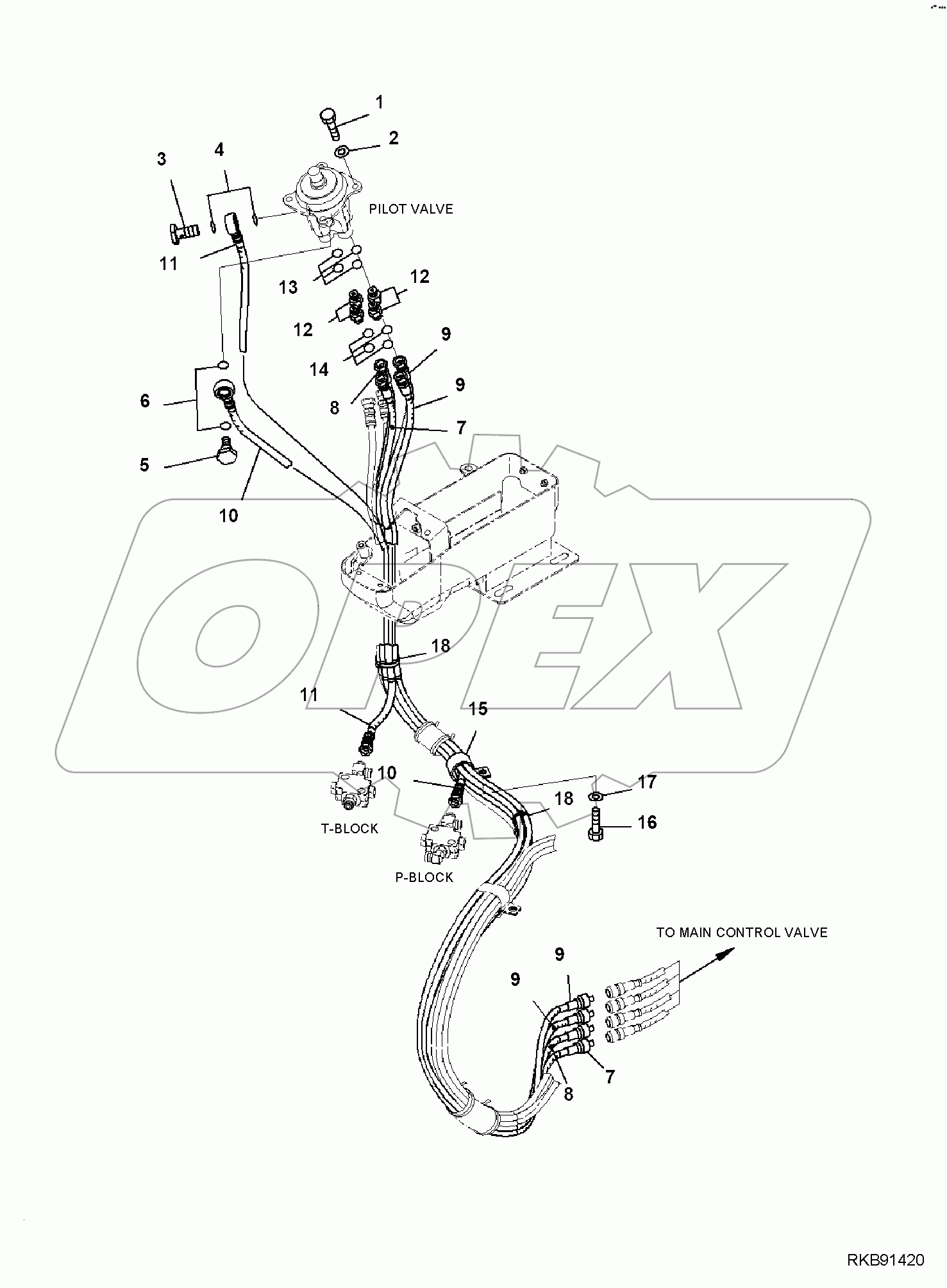  FLOOR FRAME, 1-ATTACHMENT, PIPING, RHS