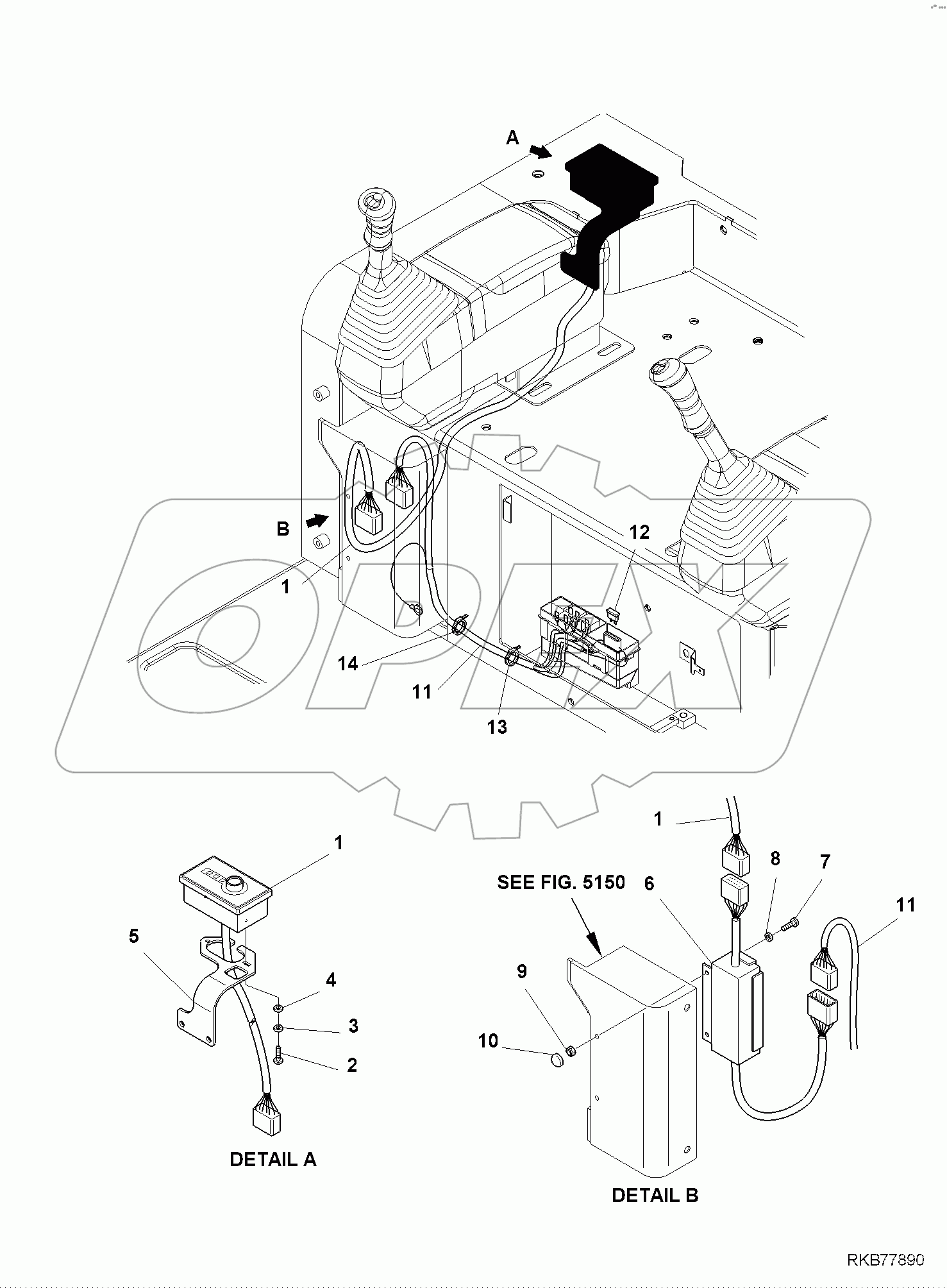  ELECTRIC WIRING HARNESS, ANTITHEFT, WITH MAGNETIC KEY