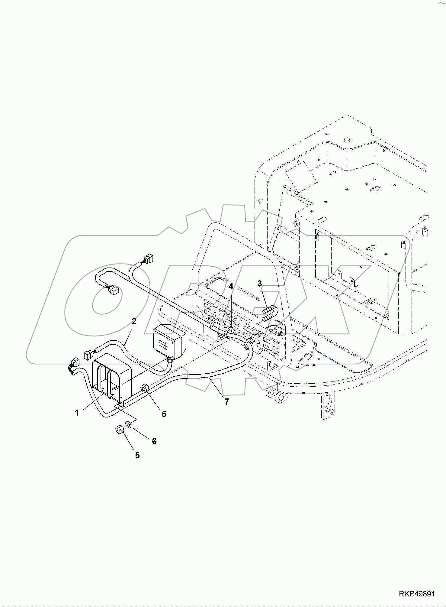  ADDITIONAL WORK LIGHTS, FOR CANOPY
