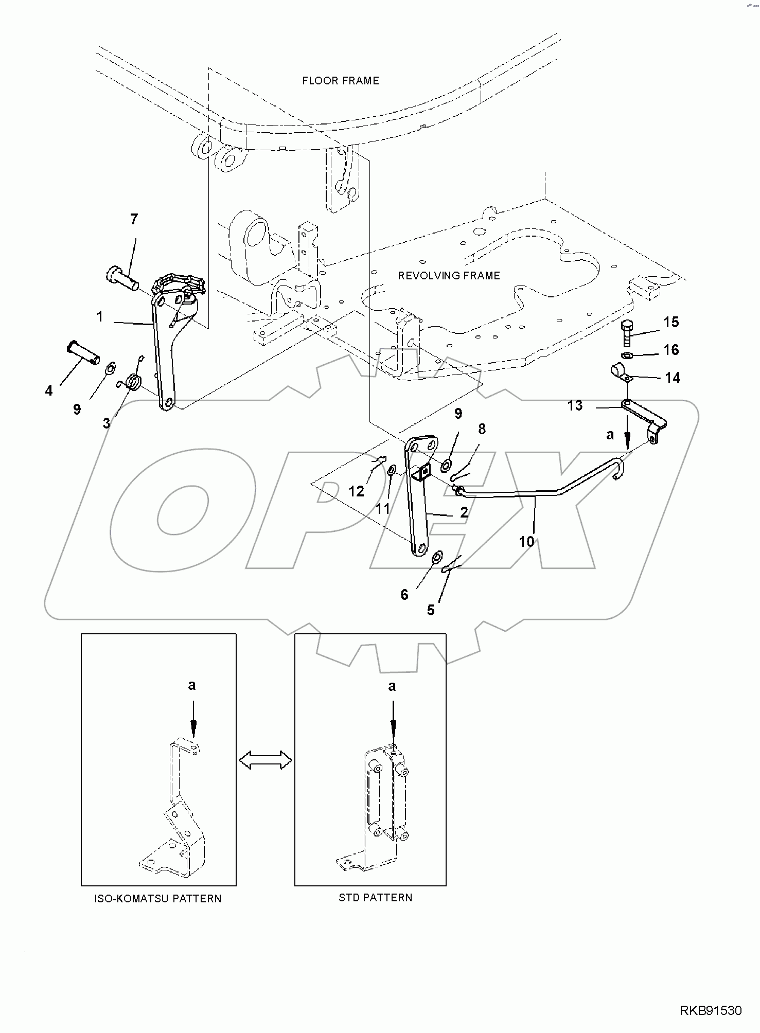  FLOOR MOUNTING, FOR CANOPY, BRACKET
