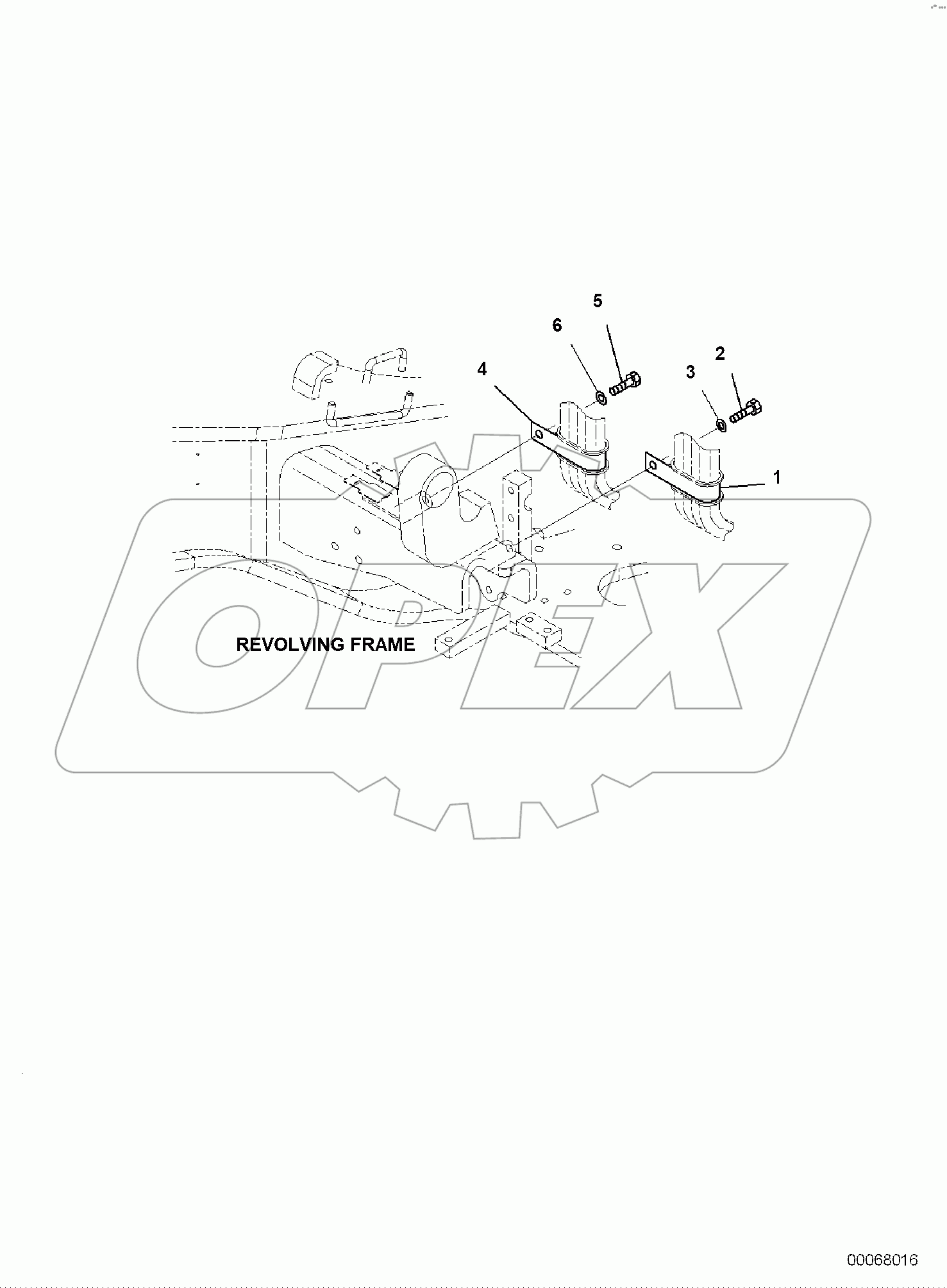  FLOOR MOUNTING, FOR CANOPY, CLIP