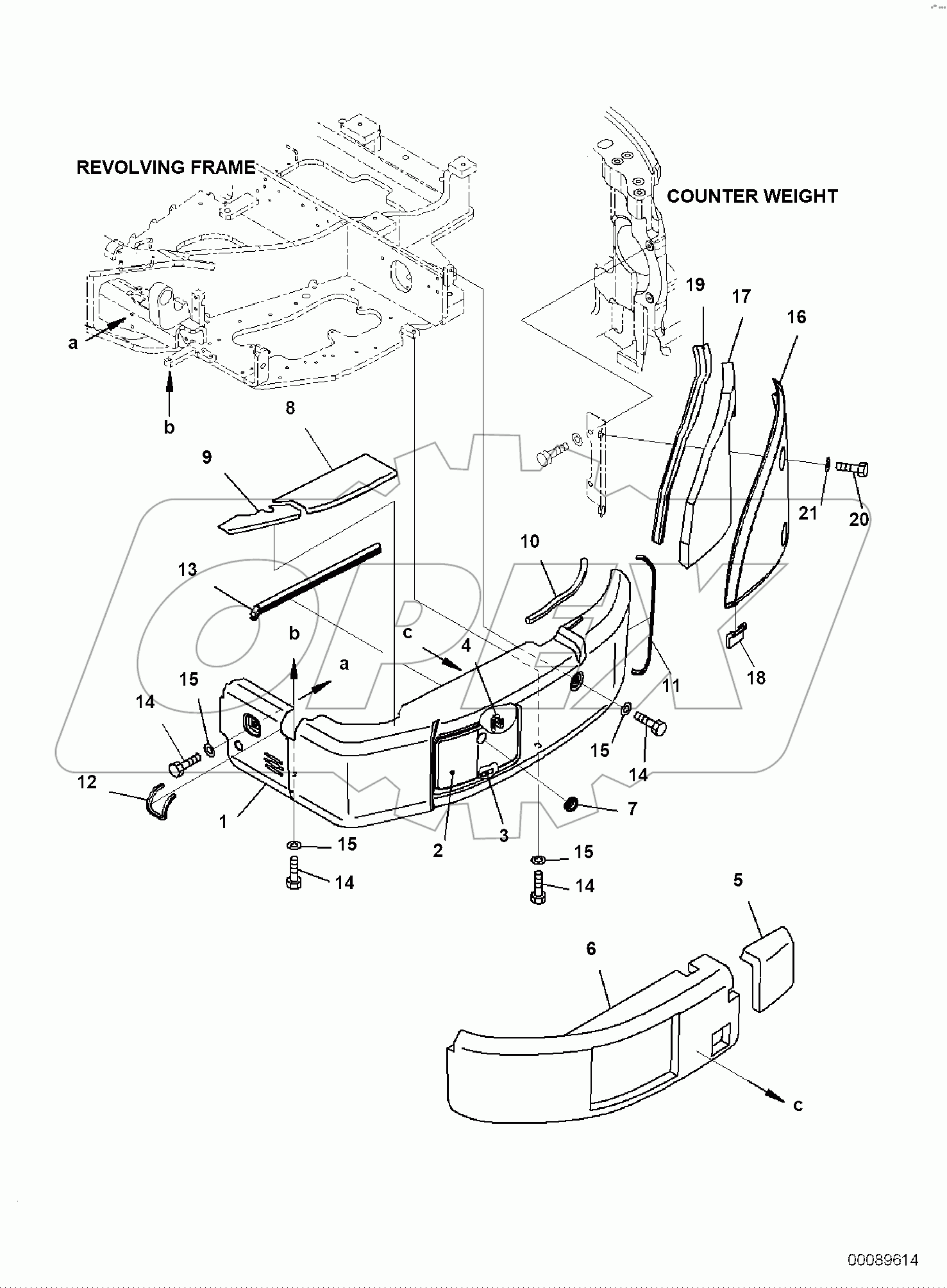  LEFT SIDE COVER, FOR CAB