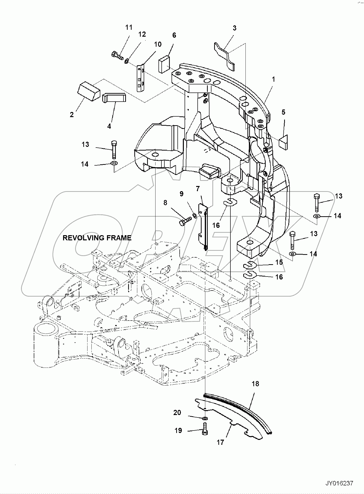  COUNTERWEIGHT, WITH AIR CONDITIONER