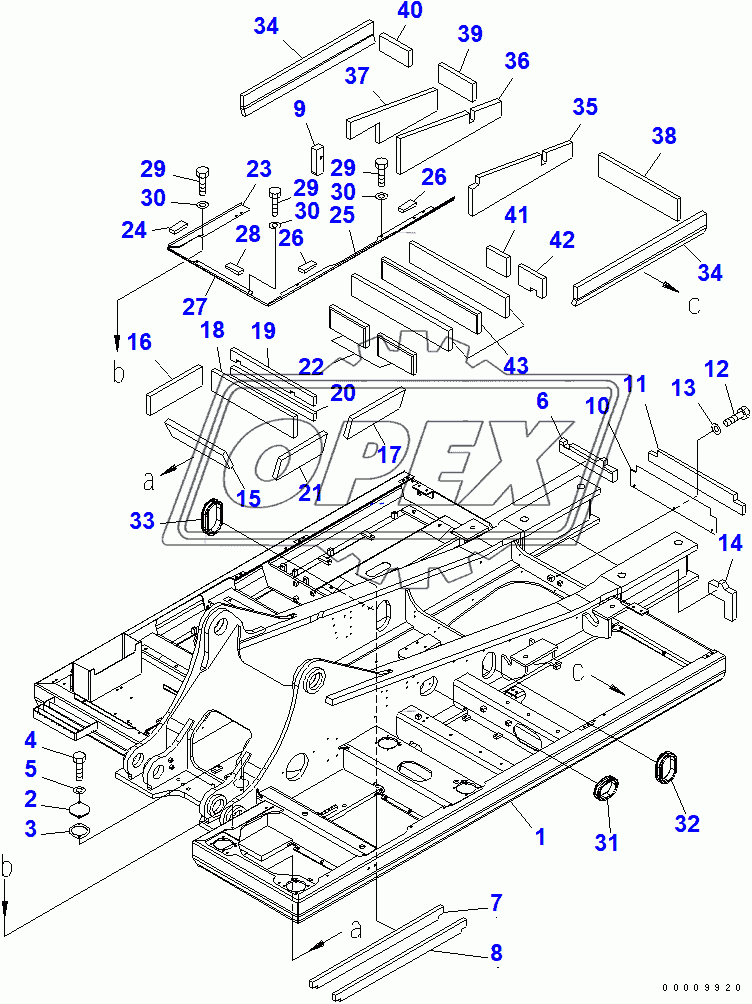  REVOLVING FRAME(50001-50336)