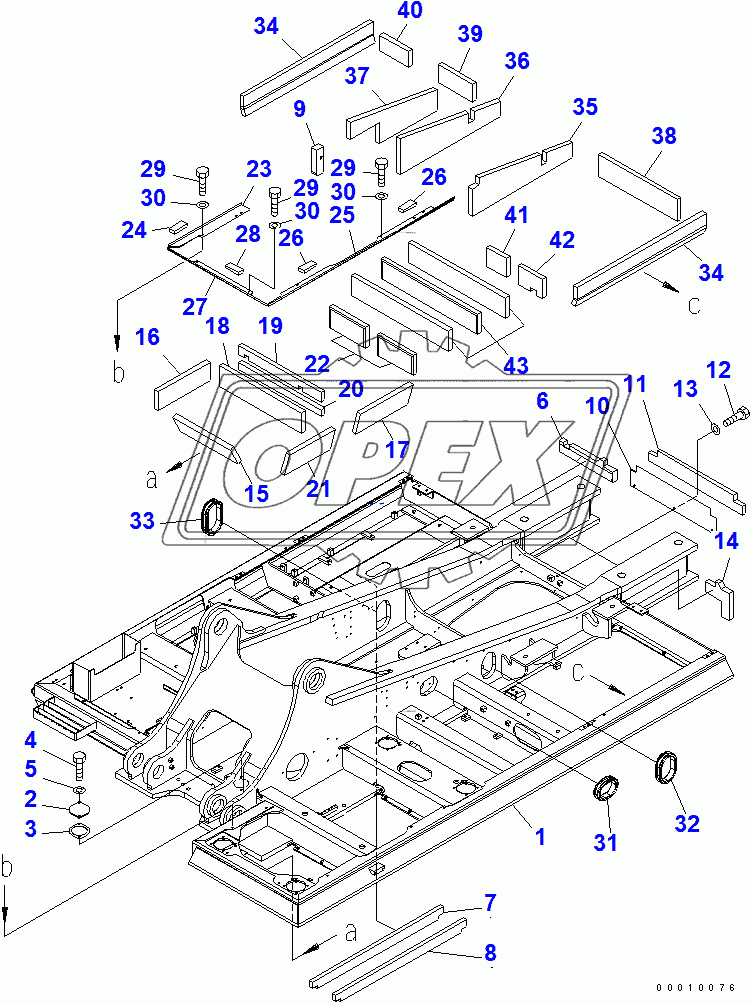  REVOLVING FRAME (WITH DECK GUARD)(50001-50336)