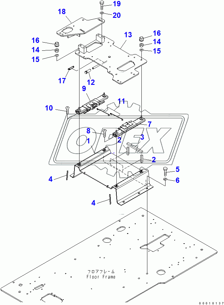  FLOOR FRAME (FLOOR) (BASE)