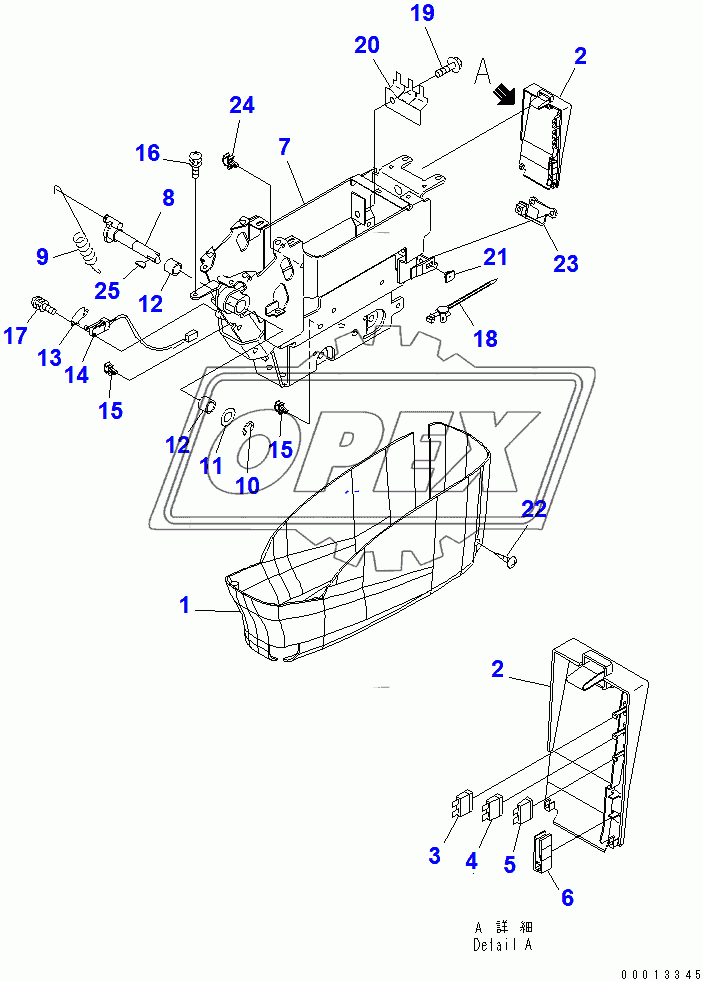  FLOOR FRAME (FLOOR) (CONSOLE) (LOWER) (L.H.)(50001-50217)
