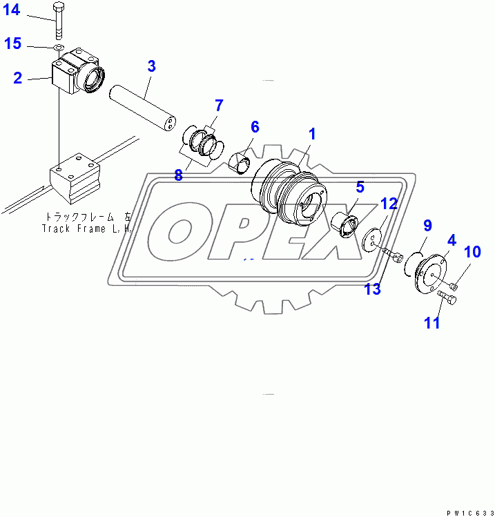  CARRIER ROLLER(50001-50551)