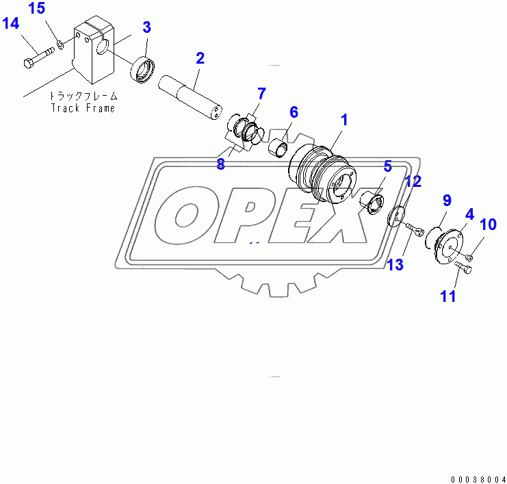  CARRIER ROLLER(50552-)