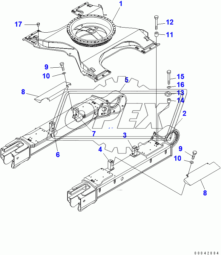  TRACK FRAME (VARIABLE GAUGE) (FRAME)(50552-)