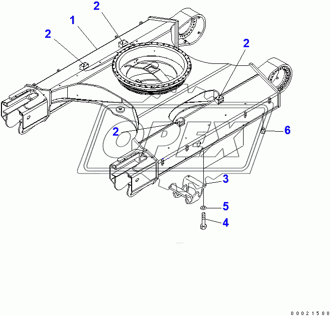  TRACK FRAME (WITH UNDER COVER)(50001-50551)