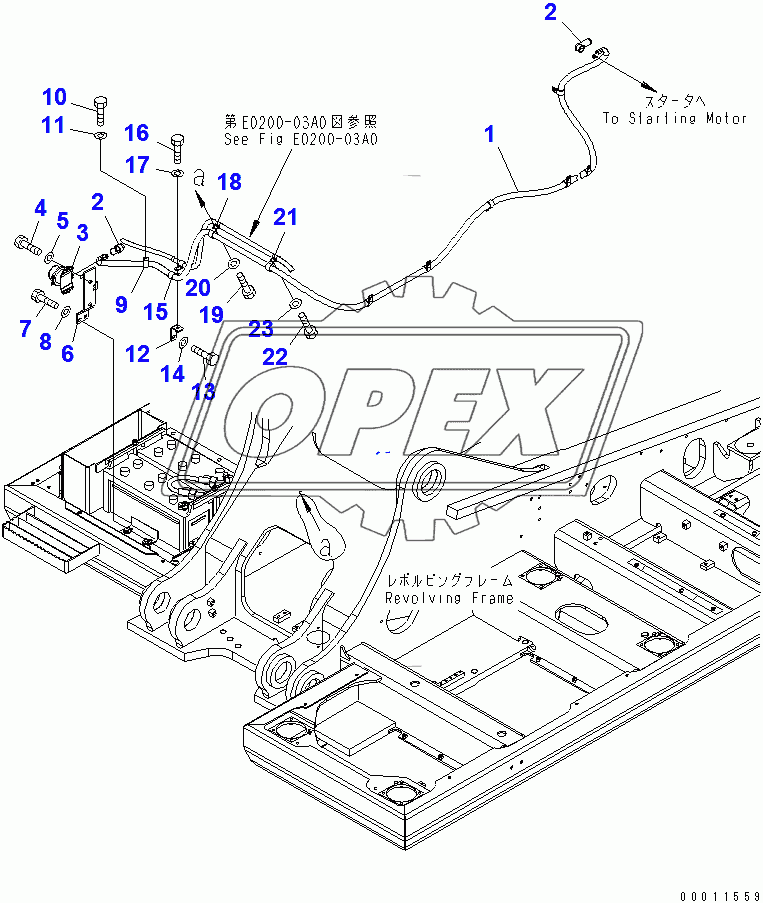  WIRING (STARTING HARNESS) (HARNESS AND CLIP)