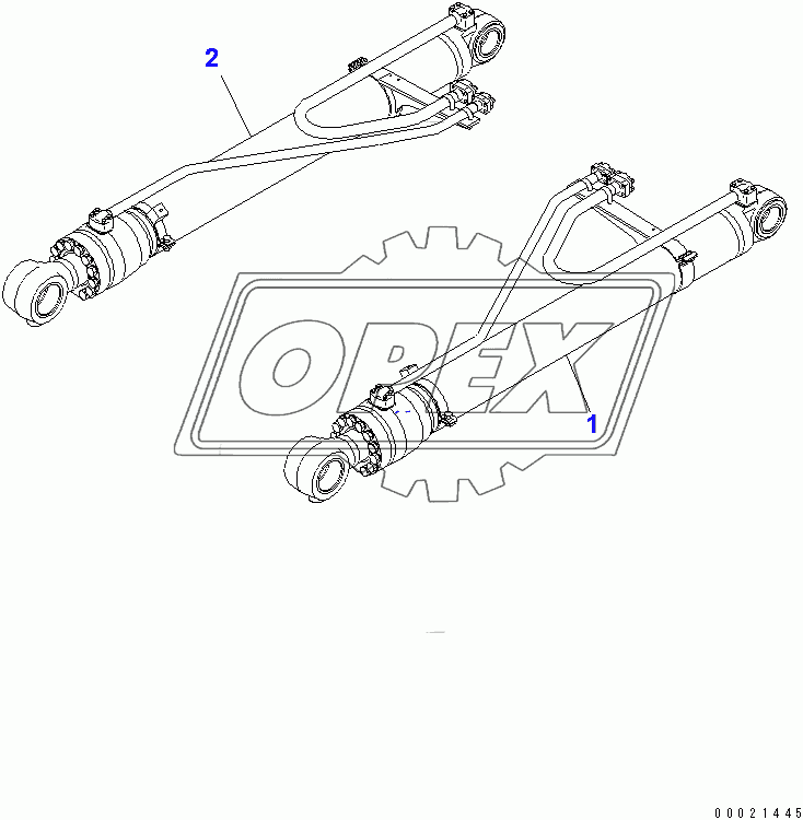  ARM (BUCKET CYLINDER) (LOADER)