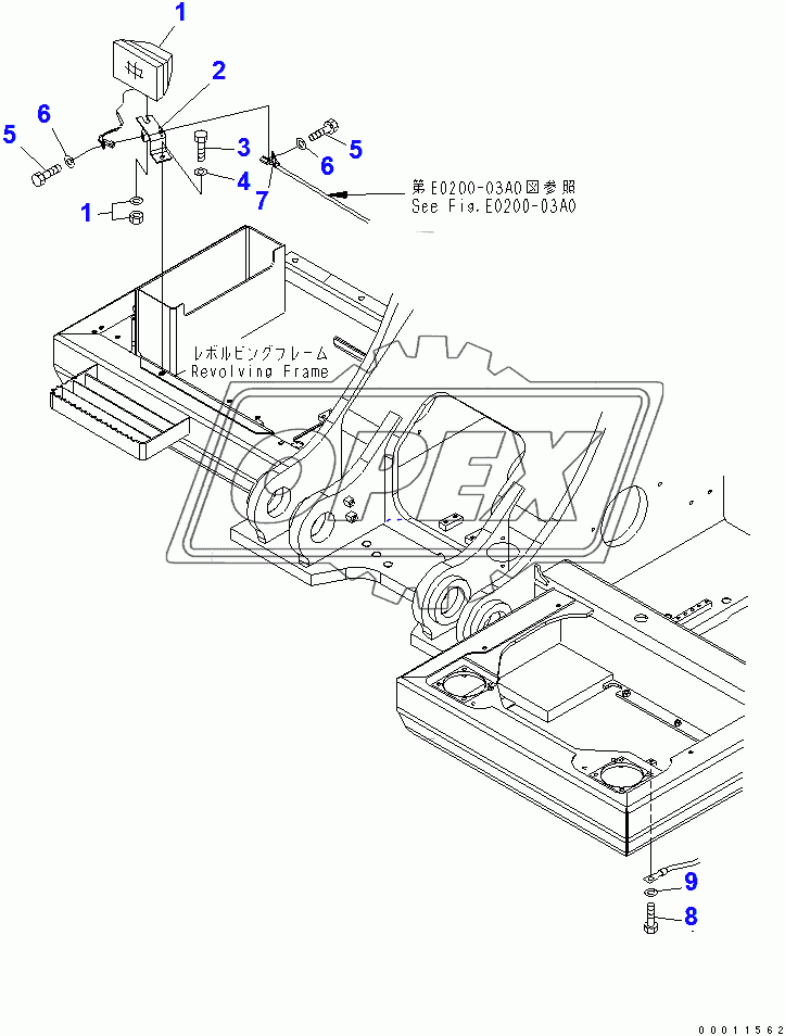  WIRING (FRONT WORKING LAMP)
