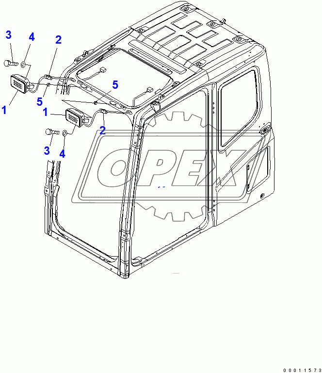  ADDITIONAL WORKING LAMP