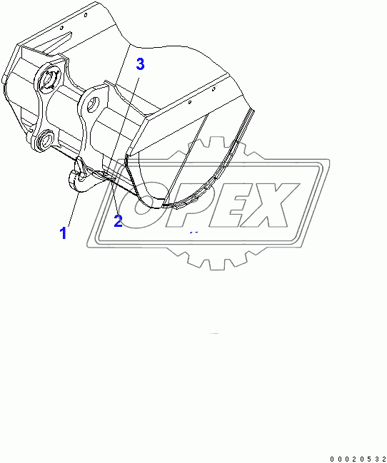 HOOK (FOR HEAVY DUTY BUCKET)