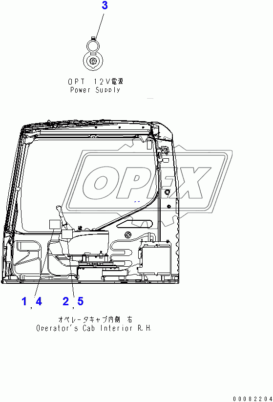  PLATE (12V POWER SOURCE) (FOR BREAKER KIT)(51213-52628)
