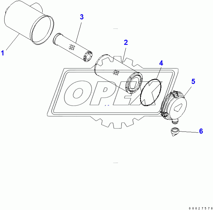  AIR CLEANER (INNER PART)