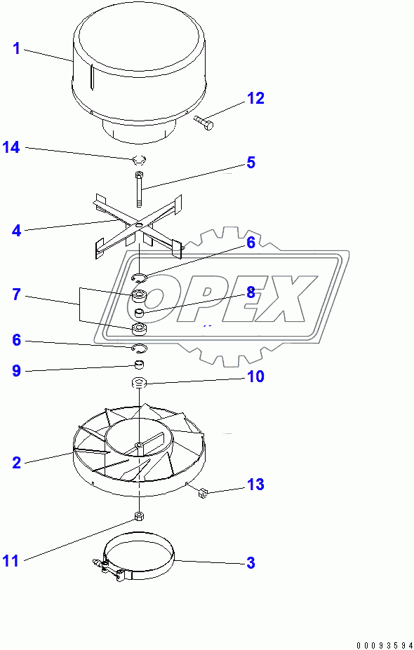  PRE-CLEANER (INNER PART)(52341-)