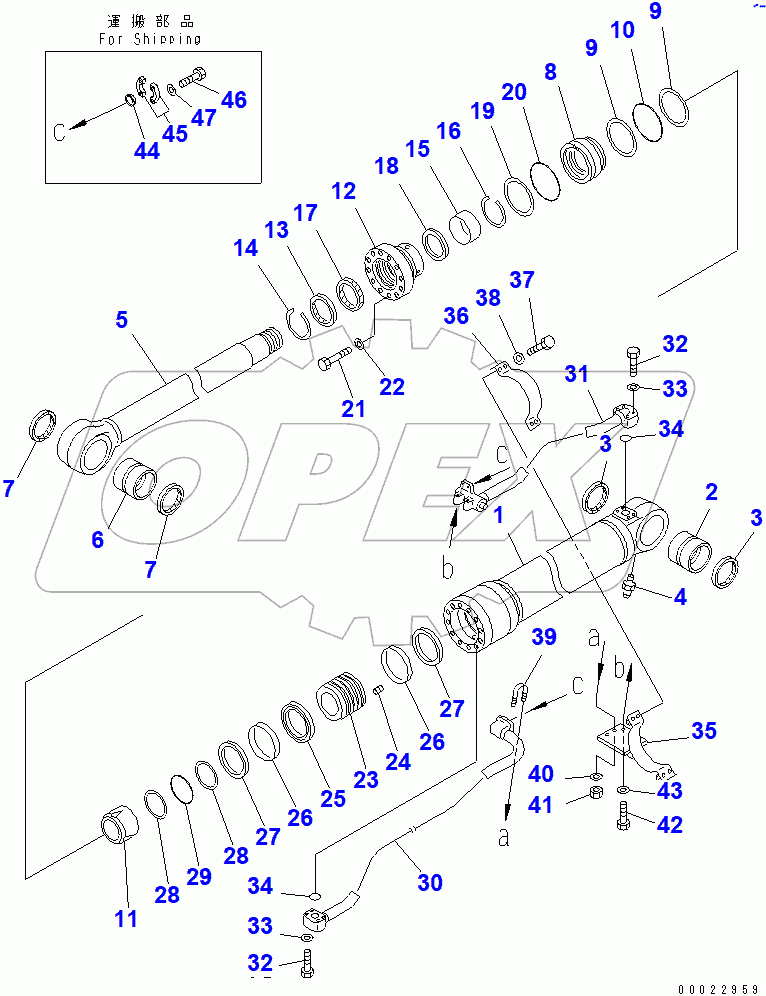  B00M CYLINDER (FOR LOADER)