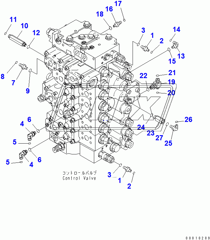  CONTROL VALVE (CONNECTING PARTS) (2/2)