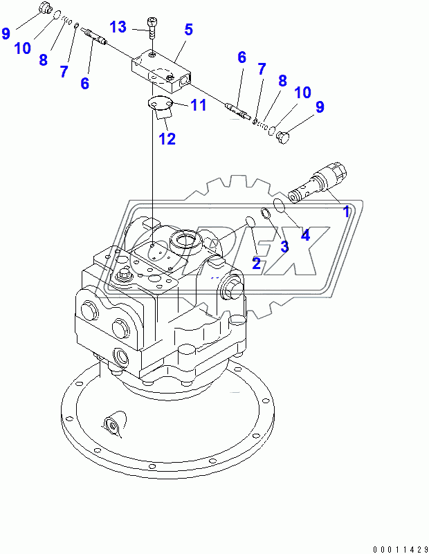  SWING MOTOR (3/3) (CHINESE SPEC.)