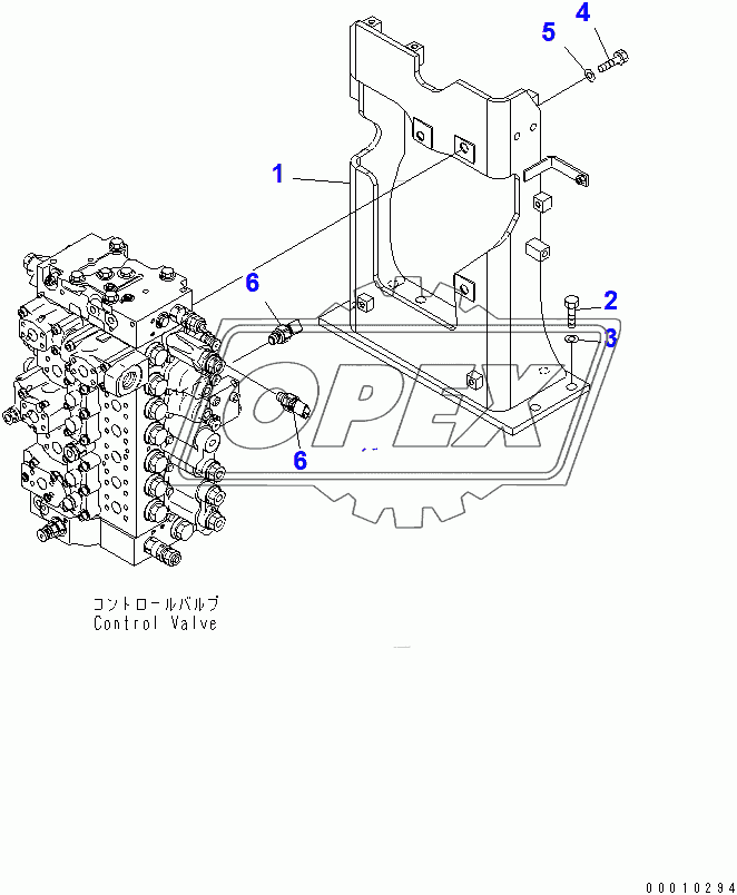  CONTROL VALVE (VALVE BRACKET)