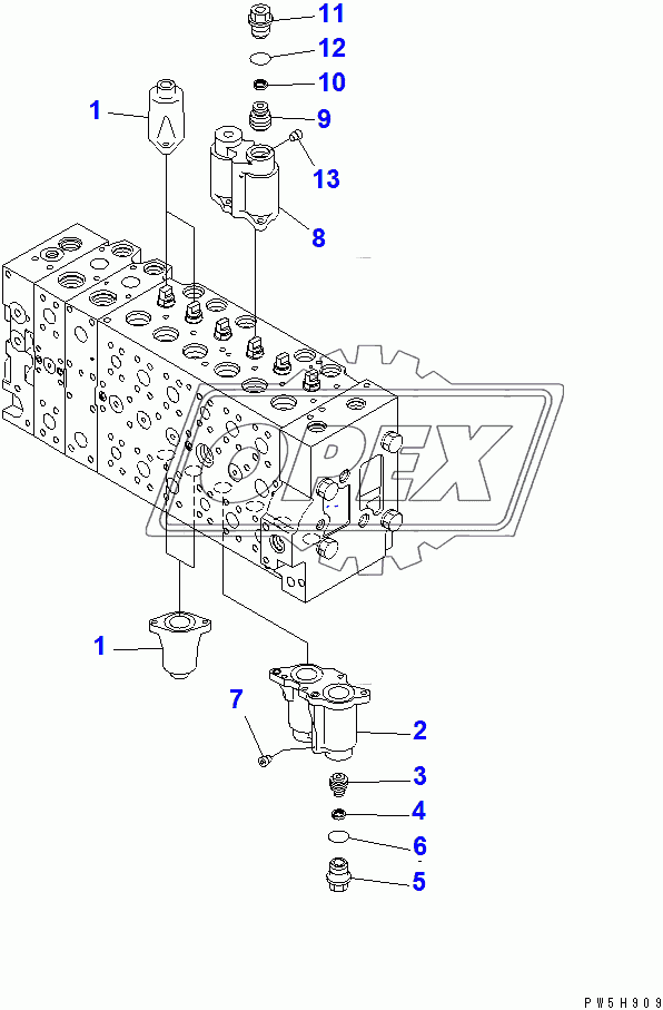  CONTROL VALVE (1-ACTUATOR) (2/23)