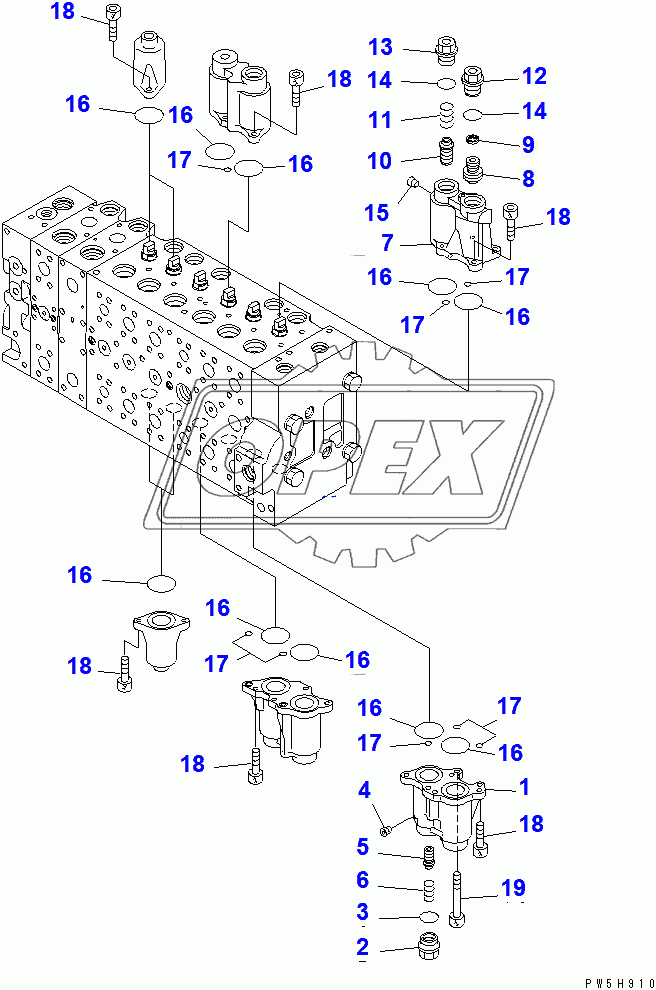  CONTROL VALVE (1-ACTUATOR) (3/23)