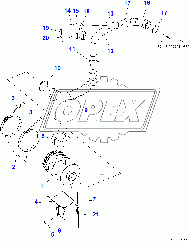  AIR CLEANER (REFUELLING PUMP) (WITH PRE-CLEANER)