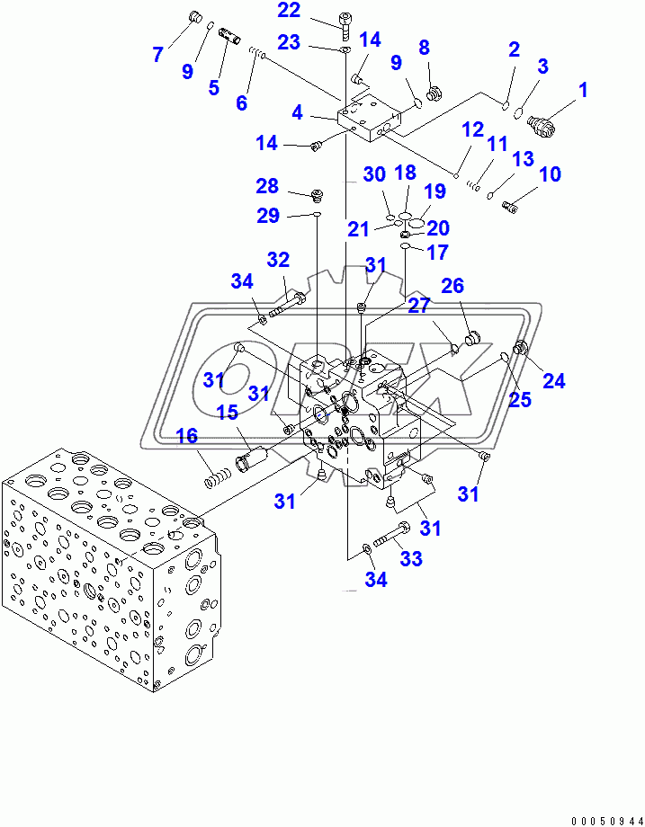  CONTROL VALVE (1-ACTUATOR) (14/23)