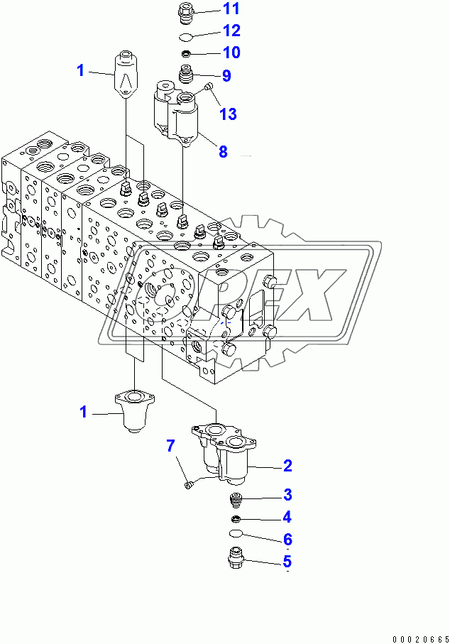  CONTROL VALVE (2-ACTUATOR) (2/25)