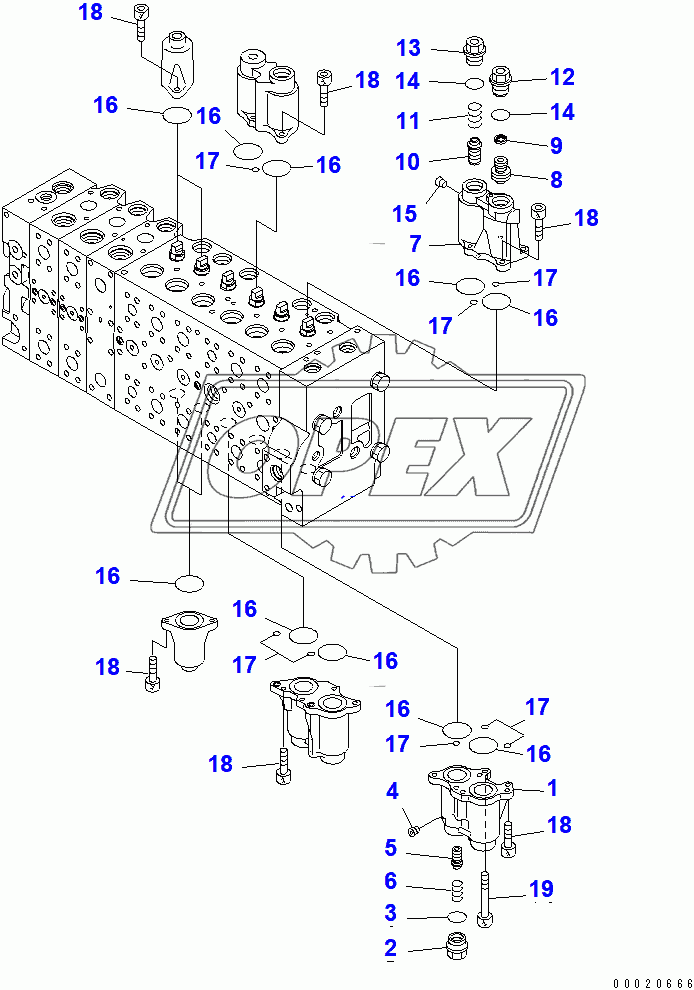  CONTROL VALVE (2-ACTUATOR) (3/25)