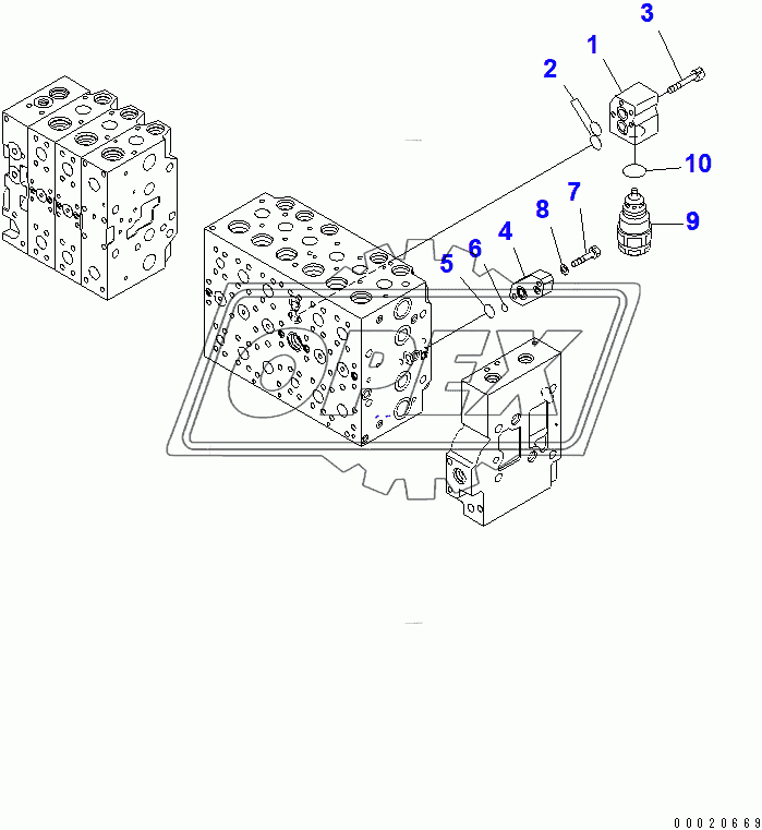  CONTROL VALVE (2-ACTUATOR) (6/25)