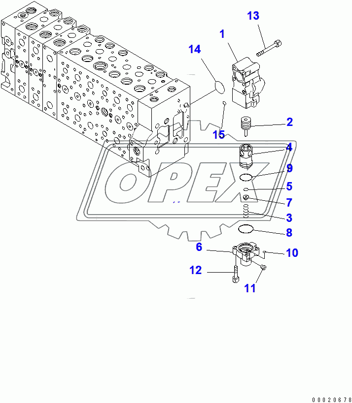  CONTROL VALVE (2-ACTUATOR) (15/25)