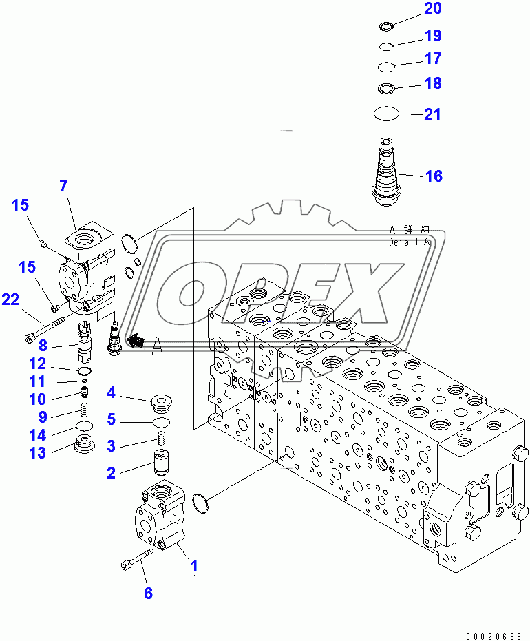  CONTROL VALVE (2-ACTUATOR) (20/25)