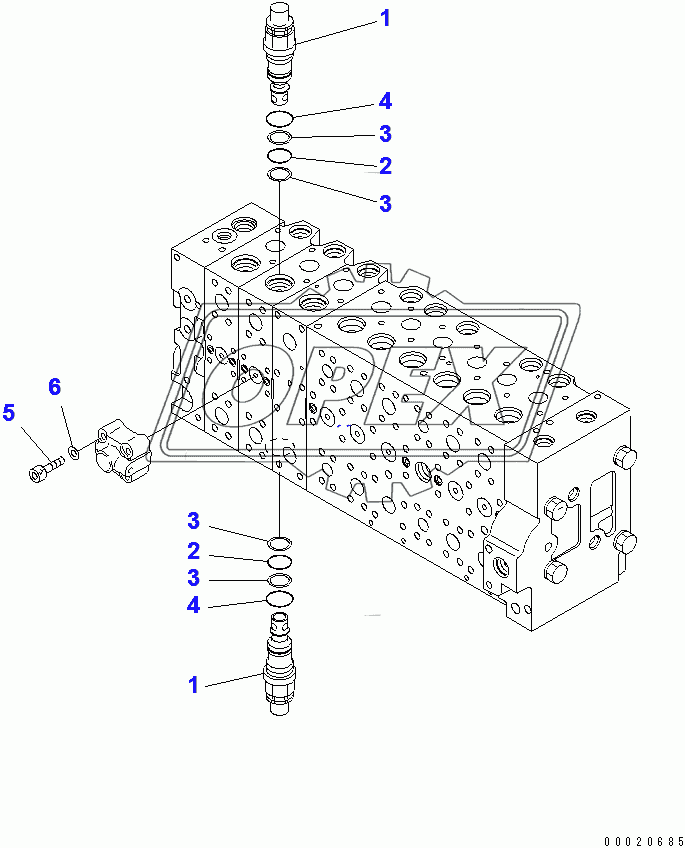  CONTROL VALVE (2-ACTUATOR) (22/25)