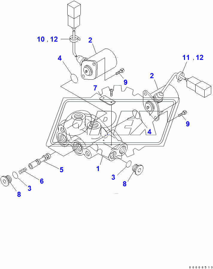  SOLENOID VALVE (INNER PARTS) 3