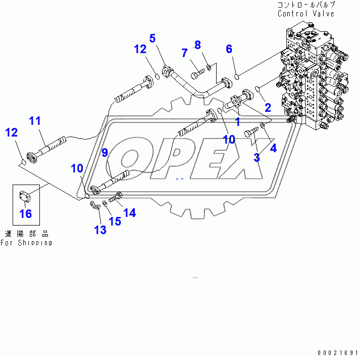  ADDITIONAL ACTUATOR PIPING (FOR LOADER)